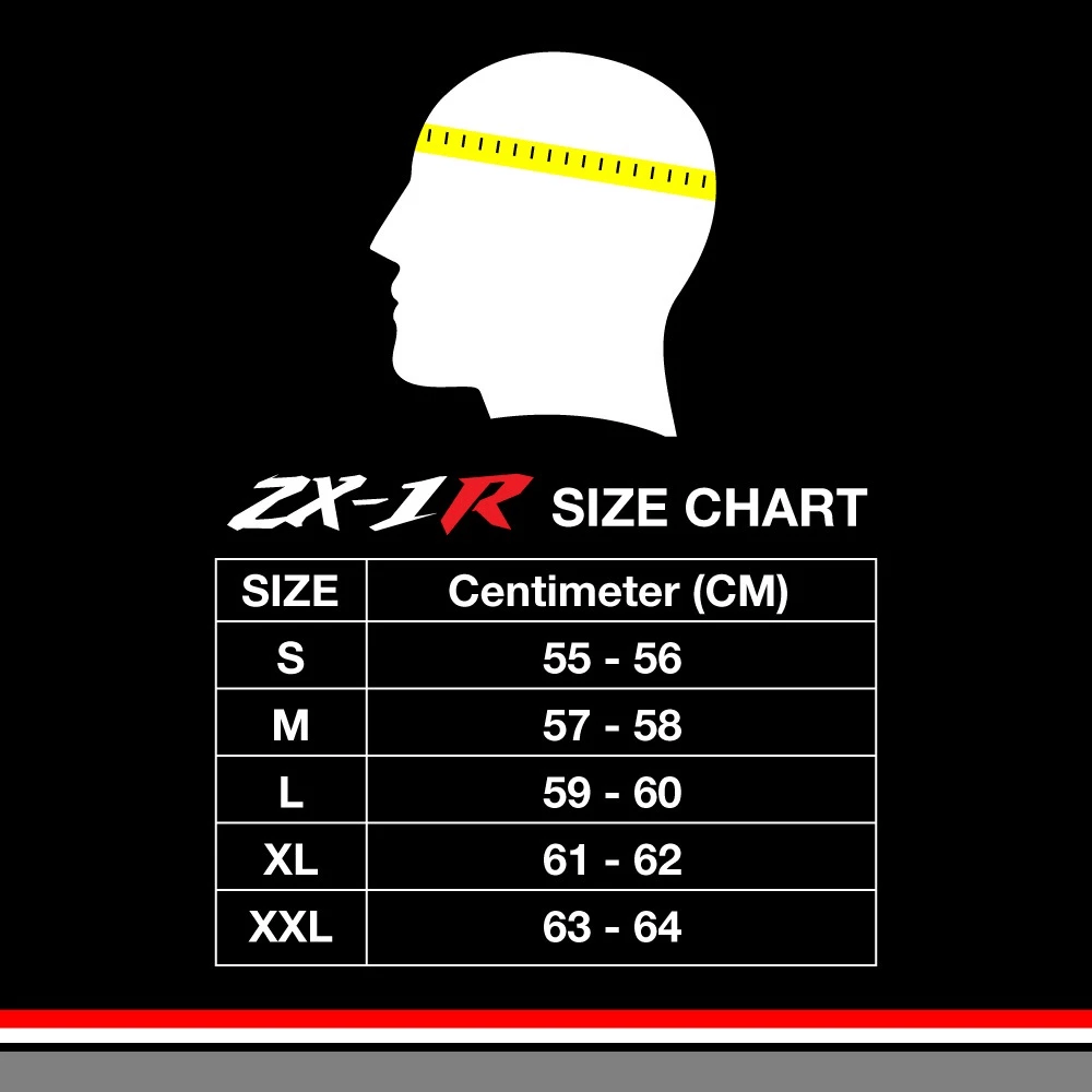 Helmet Size Chart